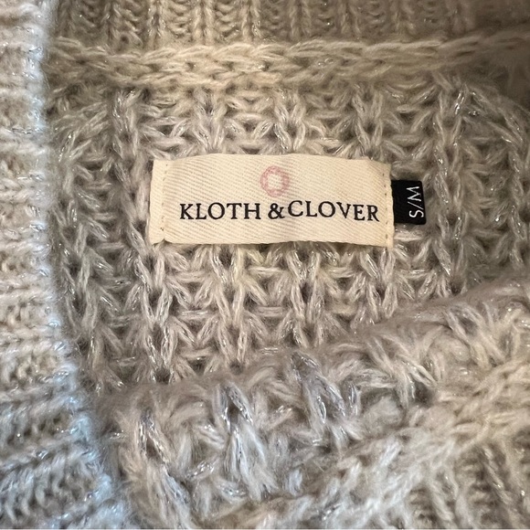 Kloth & Clover Cozy Cream Knit Sweater - Picture 3 of 4